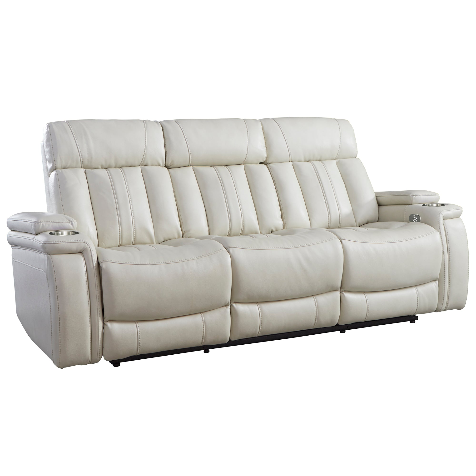 ROYCE - FANTOM IVORY Power Drop Down Console Sofa