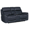 SEBASTIAN - OPULENT NAVY Power Console Loveseat