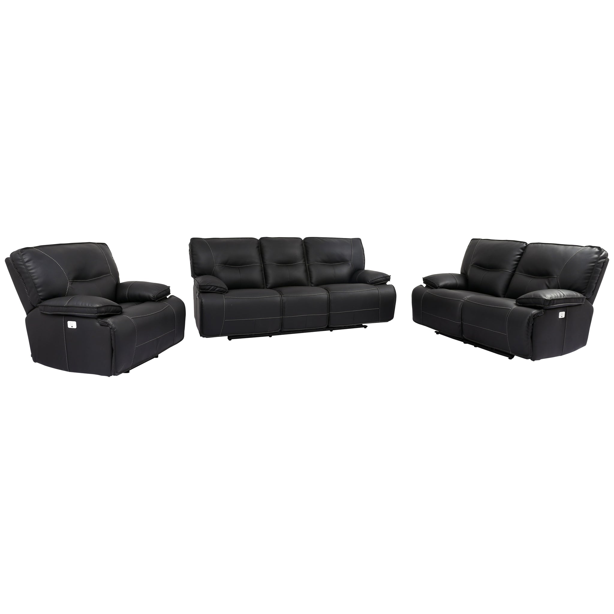 SPARTACUS - BLACK Power Reclining Collection