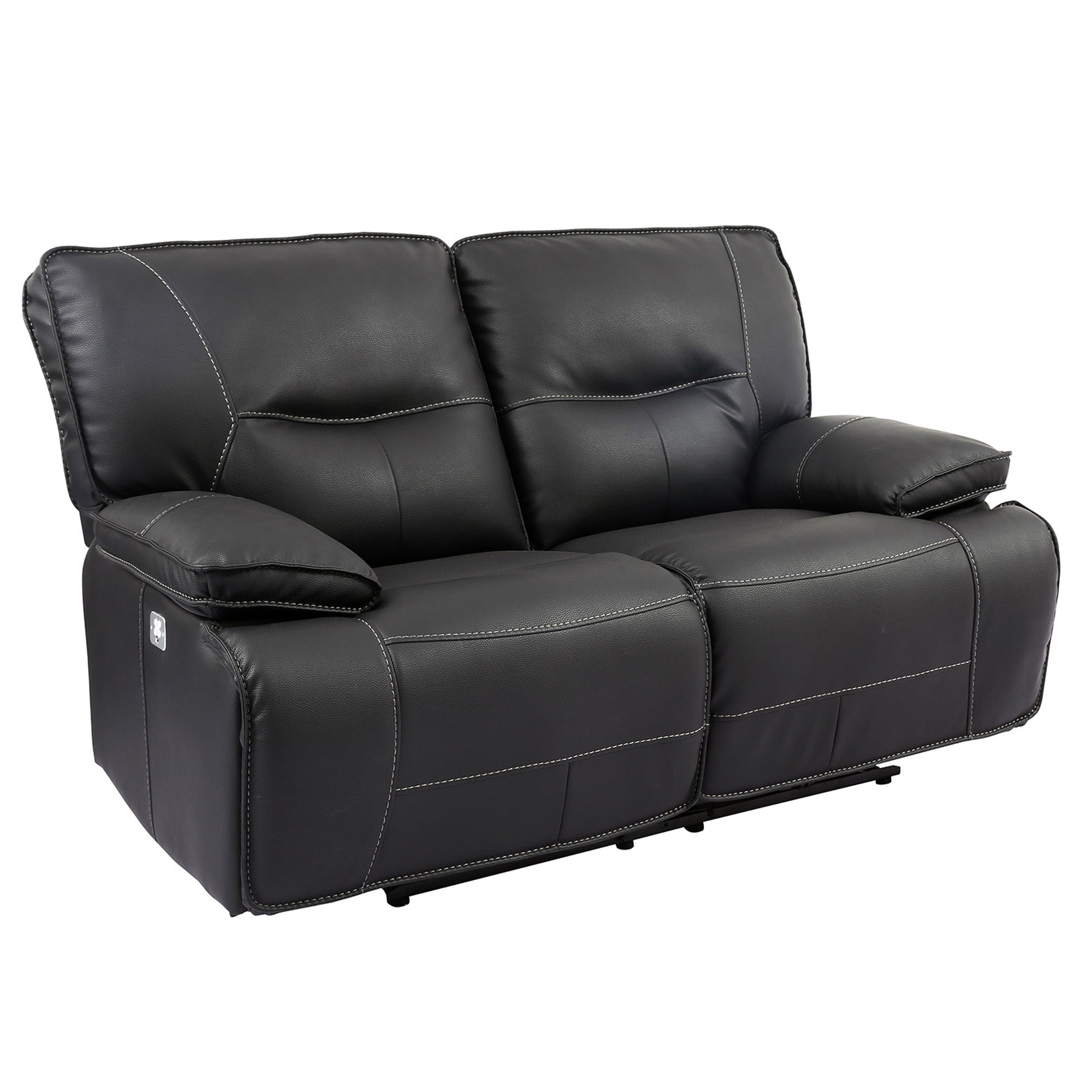 SPARTACUS - BLACK Power Loveseat