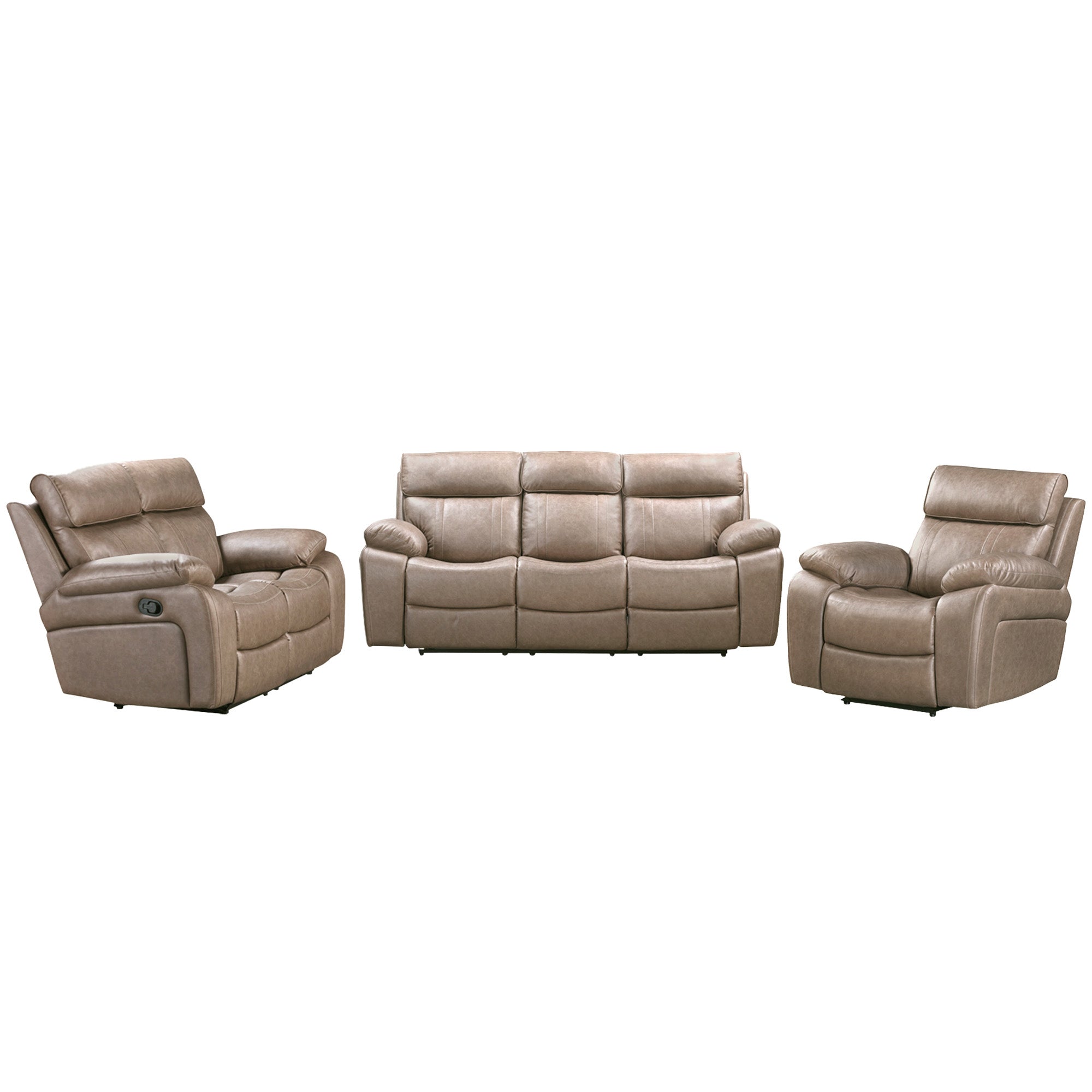 THEON - STOKES TOFFEE Manual Sofa Group