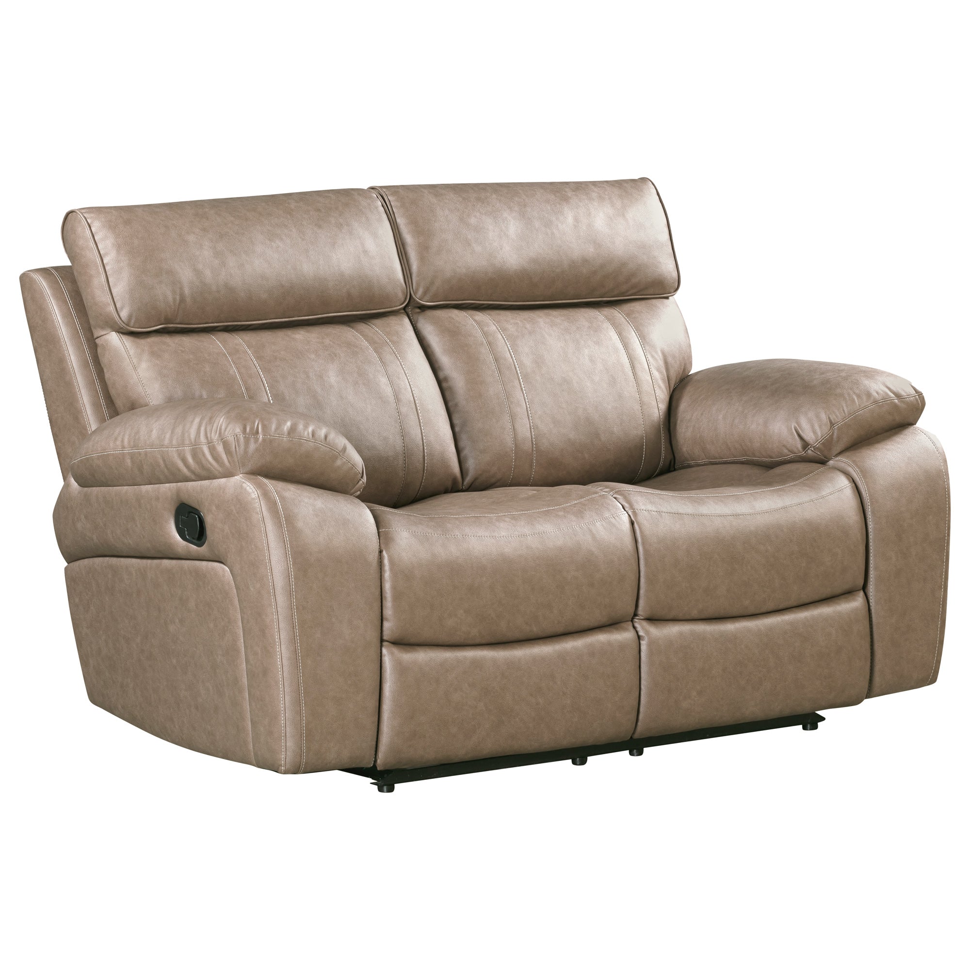 THEON - STOKES TOFFEE Manual Loveseat