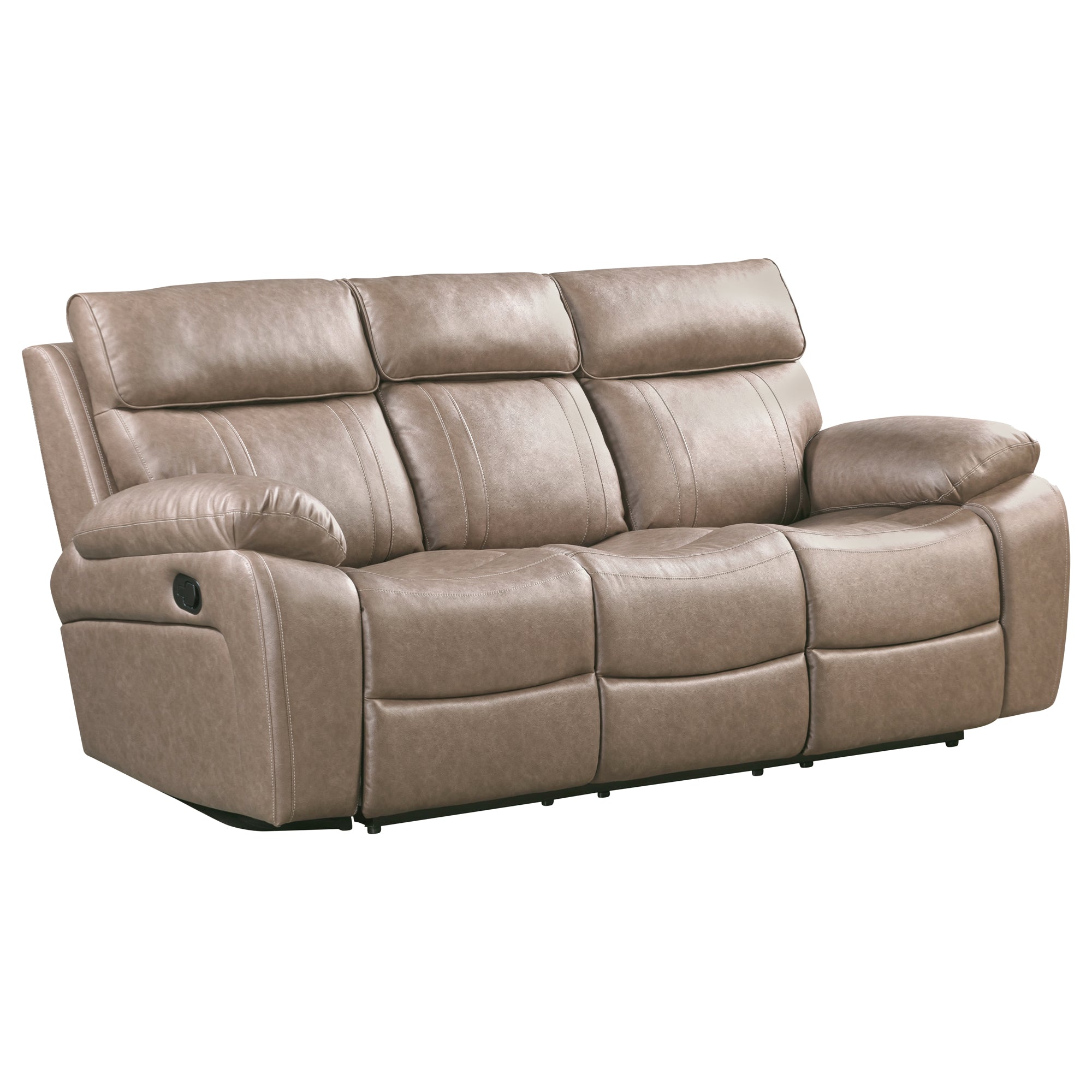 THEON - STOKES TOFFEE Manual Sofa with Drop Down Table