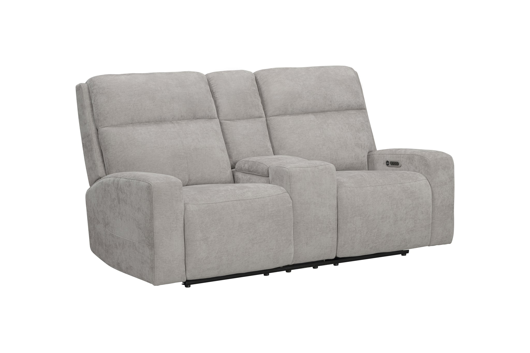 TRAXTON - JASPER TAUPE Power Zero-Gravity Loveseat with Power Headrest & Lumbar