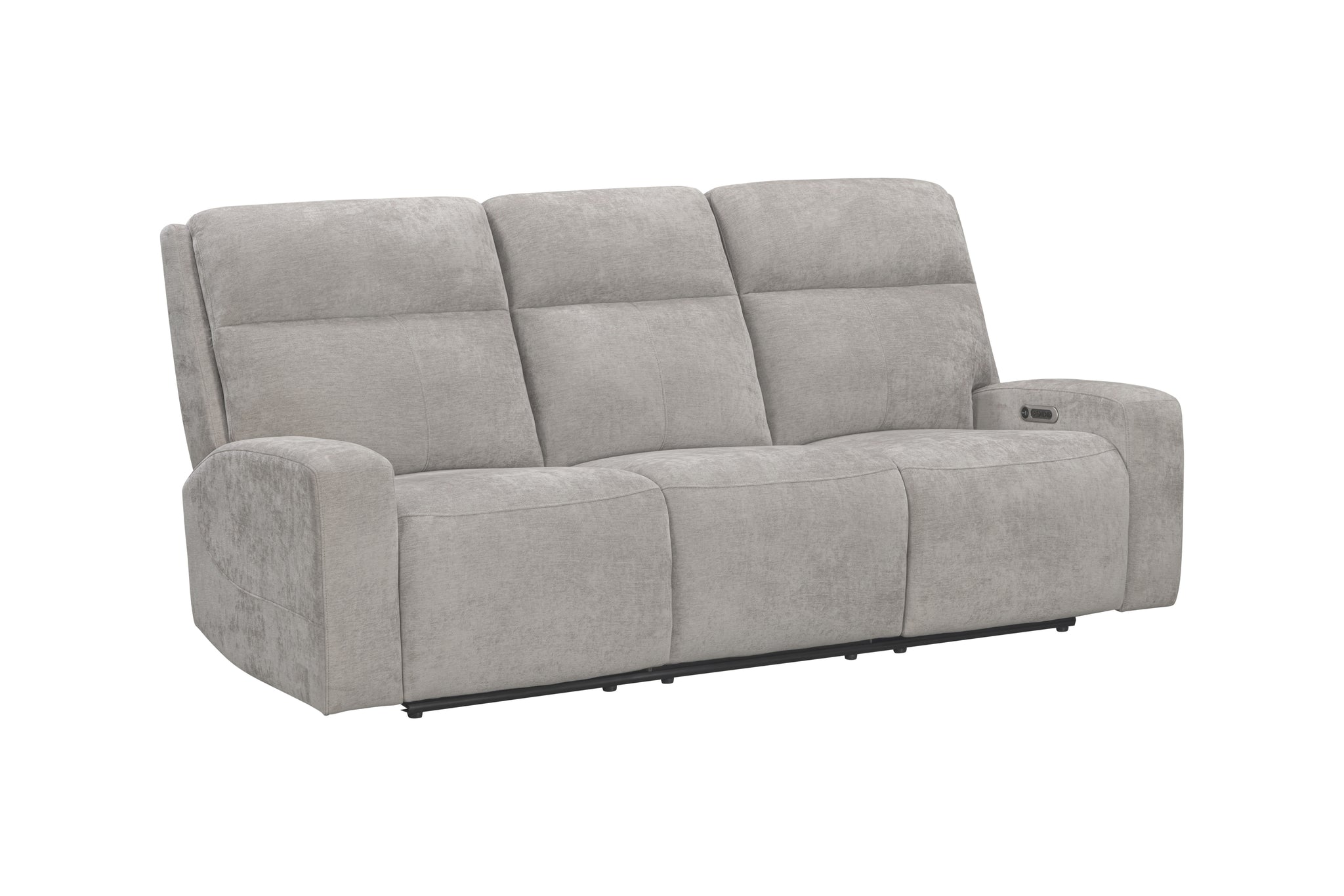 TRAXTON - JASPER TAUPE Power Zero-Gravity Sofa with Power Headrest & Lumbar