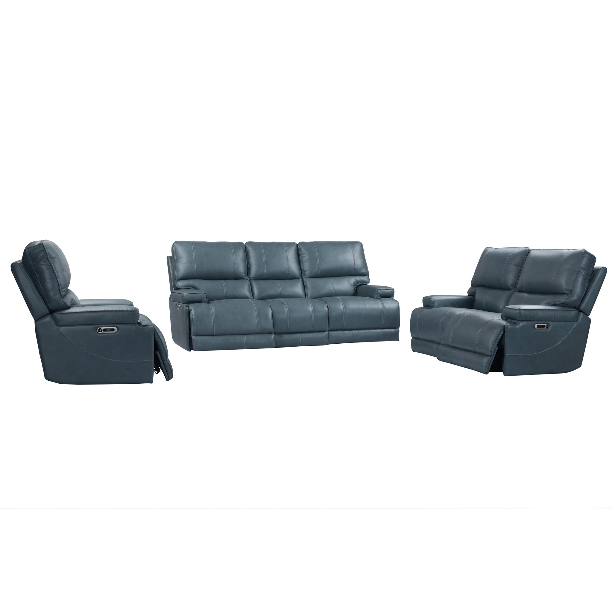 WHITMAN - VERONA AZURE Powered By FreeMotion Power Reclining Collection