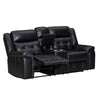 CLAYTON - PHANTOM Manual Console Loveseat