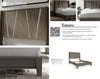 PURE MODERN BEDROOM King 6/6 Panel Bed