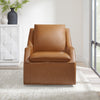ASHER - STEAMBOAT ECRU 360 Degree Swivel Accent Chair