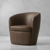 BAROLO - VINTAGE BROWN Swivel Club Chair