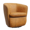 BAROLO - VINTAGE CARAMEL Swivel Club Chair