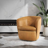 BAROLO - VINTAGE CARAMEL Swivel Club Chair