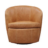 BAROLO - VINTAGE SADDLE Swivel Club Chair