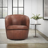 BAROLO - VINTAGE WHISKEY Swivel Club Chair