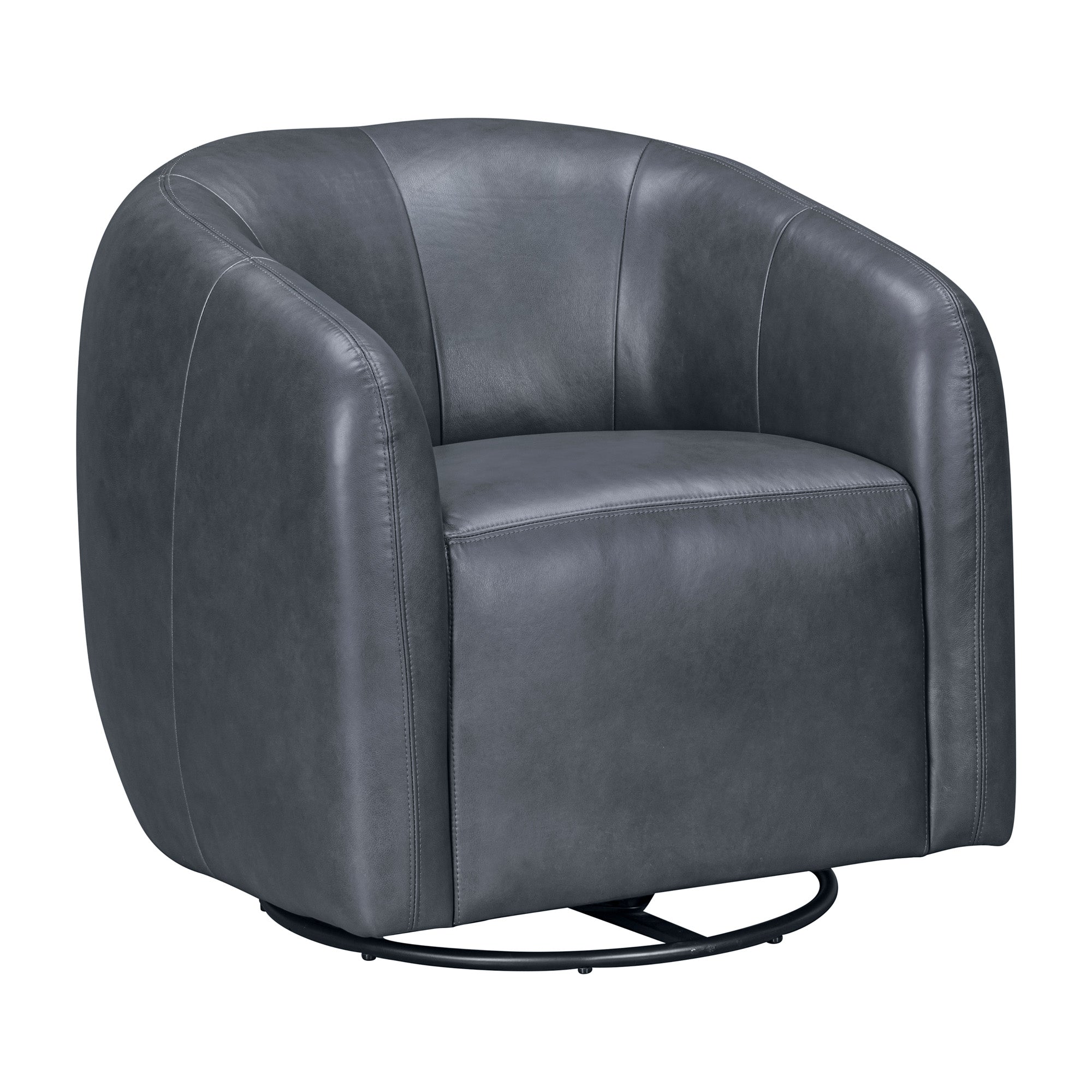 COMO - RENAISSANCE BLUE Swivel Glider Accent Chair