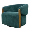 FINLEY - ISLAND TEAL Swivel Accent Chair