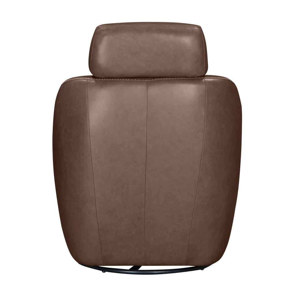 MILES - RENAISSANCE TOBACCO Swivel Gliding Accent Chair - Parker