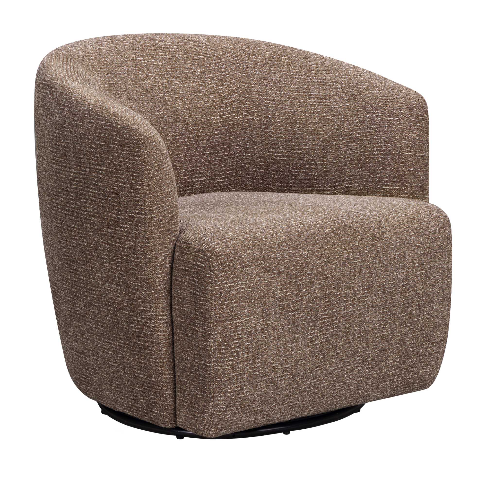 MINGLE - THATCH BROWN Swivel Glider Accent Chair