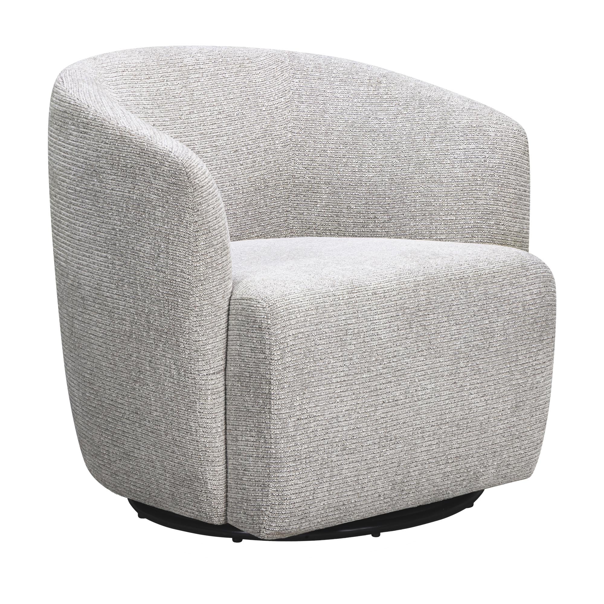 MINGLE - THATCH GREY Swivel Glider Accent Chair