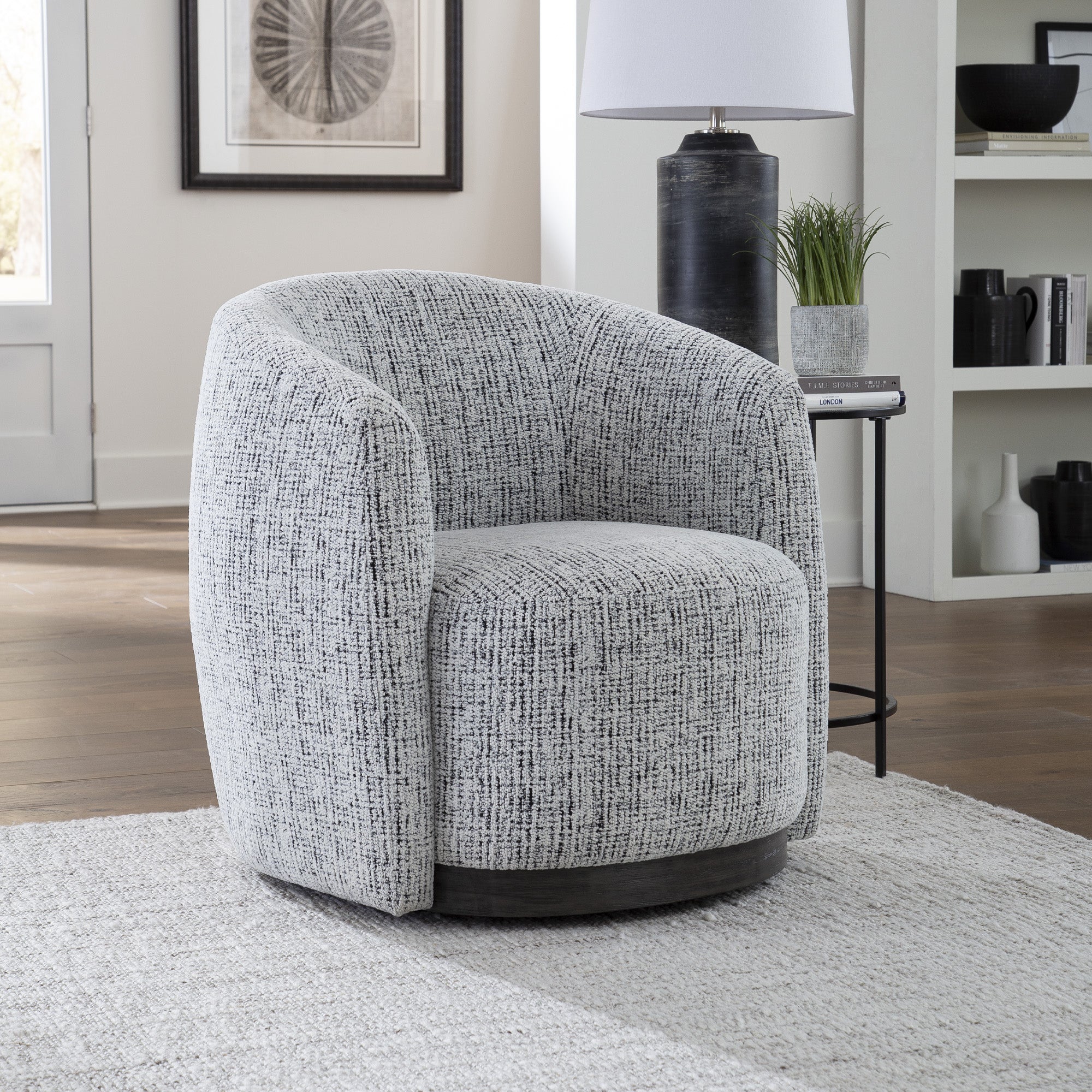 TATUM - NIGHTSHADE Swivel Accent Chair - Parker House Furniture