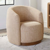 TATUM - SAND DOLLAR Swivel Accent Chair