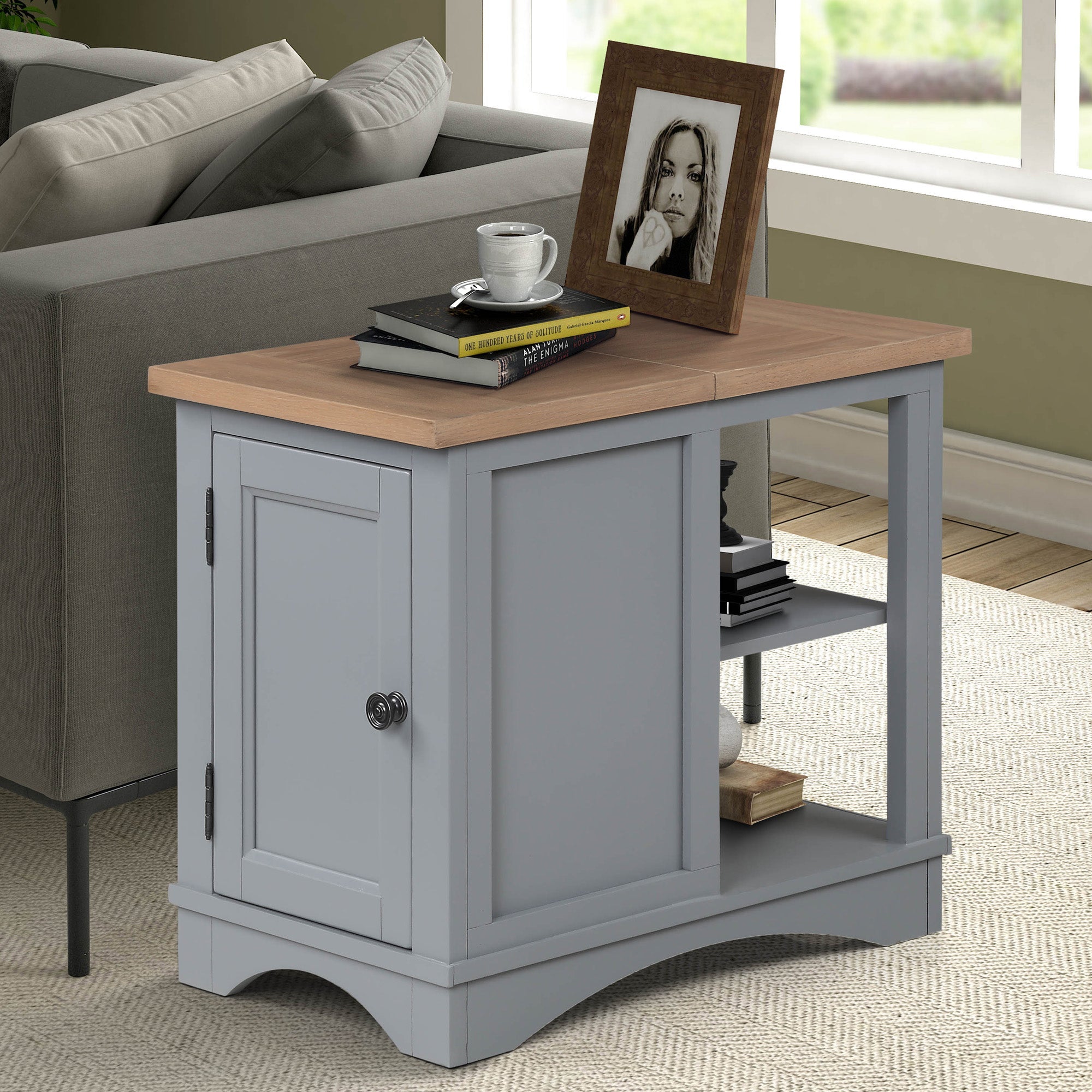 Panacea 15710 Modern Prairie - Cesta de madera de fatwood, color gris Panacea 15710 Modern Prairie - Cesta de madera de fatwood, color gris