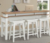 AMERICANA MODERN - COTTON Everywhere Console with 3 Stools