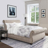CLAIRE - KHAKI Upholstered Bed Collection