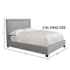 CODY - MINERAL California King Bed 6/0 (Grey)
