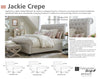 JACKIE - CREPE California King Footboard 6/0