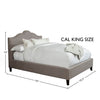 JAMIE - FALSTAFF California King Bed 6/0 (Grey)