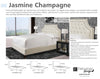 JASMINE - CHAMPAGNE King Bed 6/6 (Natural)