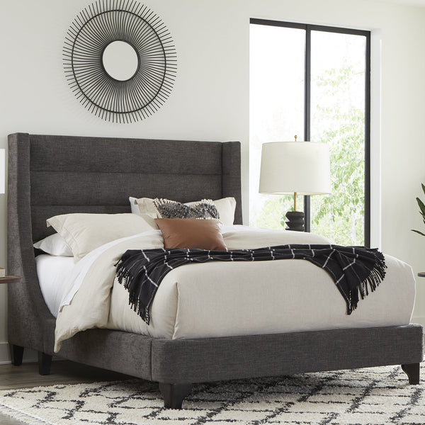 JACOB - LUXE DARK GREY King Bed 6/6 - Parker House Furniture