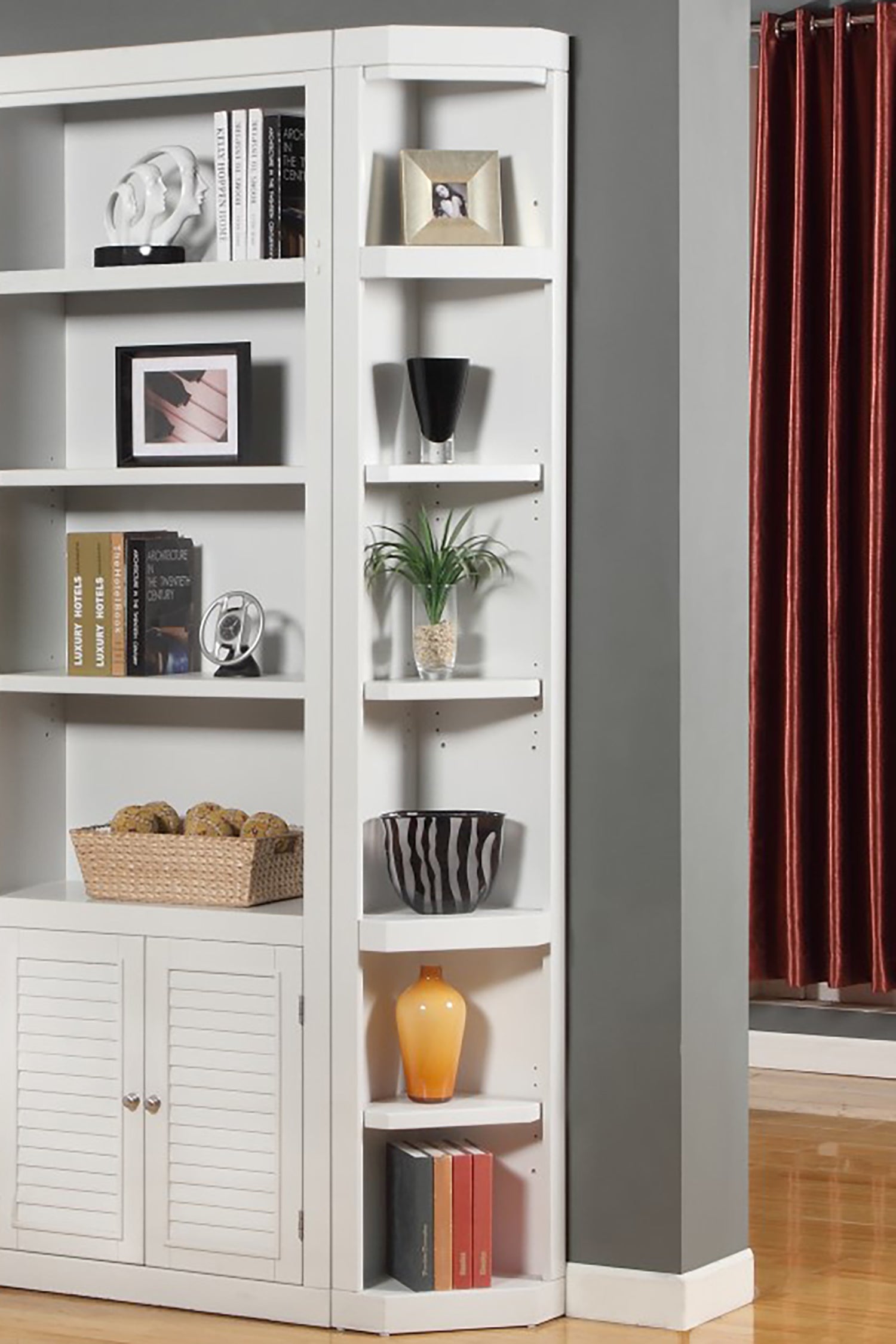 BOCA Outside Corner Bookcase - Parker House Furniture