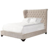 CHLOE - MERINGUE Upholstered Bed Collection (Natural)