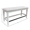 AMERICANA MODERN DINING Bench Counter Upholstered 49 in.