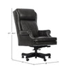 DC#105-PGR - DESK CHAIR Leather Desk Chair