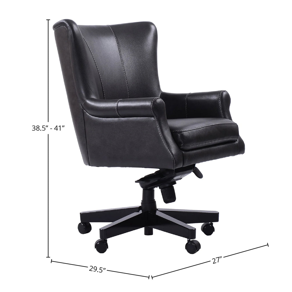 DC#129-CYC - CYCLONE Leather Desk Chair - Parker House Furniture