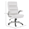 DC#317-WH - DESK CHAIR Fabric Desk Chair