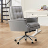 DC#128 Verona Grey - DESK CHAIR Leather Desk Chair