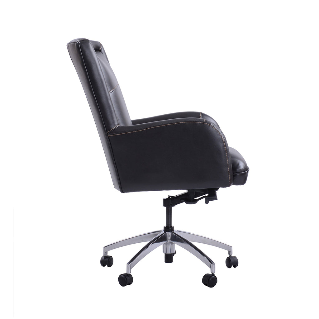 DC 130 Verona Blackberry DESK CHAIR Leather Desk Chair Parker