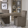 PURE MODERN DINING Upholstered Caster Chair