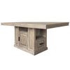 SUNDANCE - SANDSTONE Island Counter Height Table 74 in. x 42 in. to 92 in, (18 in Butterfly Leaf) Dining