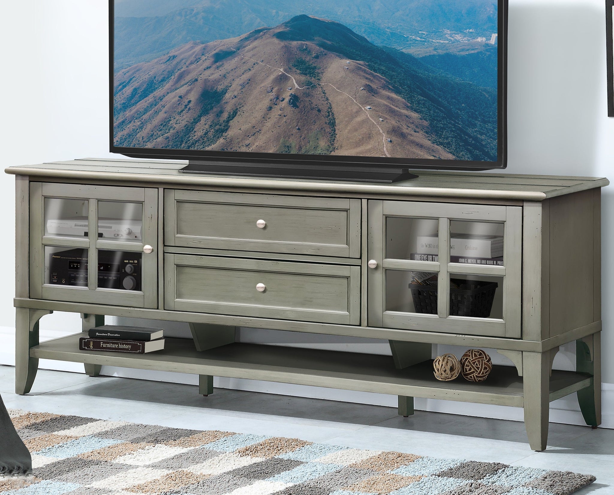 HIGHLAND 76 in. TV Console - Parker House Furniture