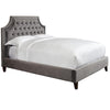JASMINE - FLANNEL Upholstered Bed Collection (Grey)