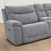APOLLO - WEAVE GREY Power Left Arm Facing Zero Gravity Recliner