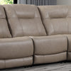 AXEL - PARCHMENT Manual Armless Recliner