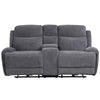 BOWIE - BIZMARK GREY Power Console Loveseat