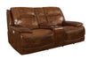 COLOSSUS - NAPOLI BROWN Power Console Loveseat