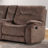 COOPER - SHADOW BROWN Manual Right Arm Facing Recliner